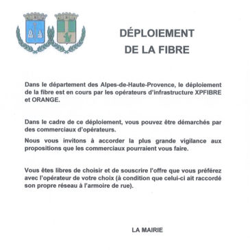 Déploiement de la fibre