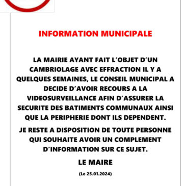 Information municipale