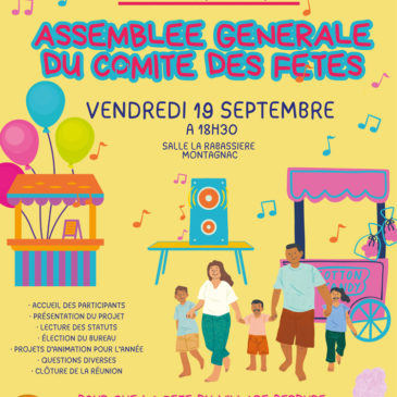 Assemblée générale du comité des fêtes