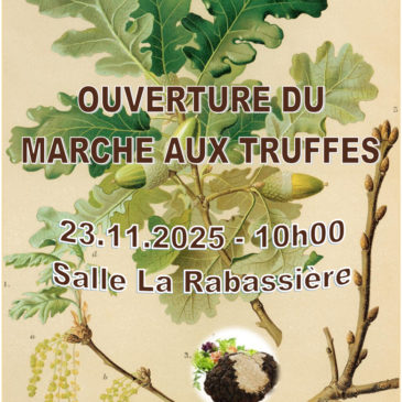 Ouverture du marché aux truffes