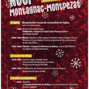 Noël à Montagnac-Montpezat