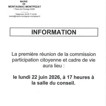 Commission participation citoyenne