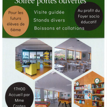 Portes ouvertes Collège Maxime Javelly
