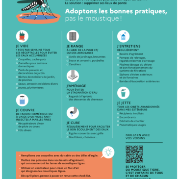 Adoptons les bonnes pratiques, pas le moustique !