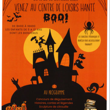 Vacances d’automne – Centre de loisirs