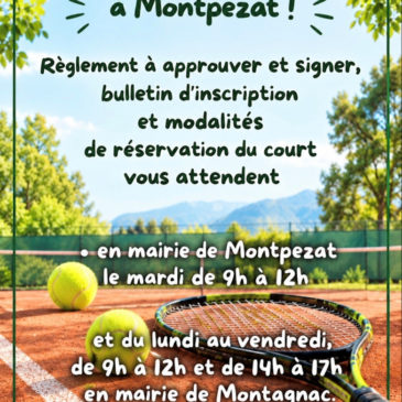 Tennis à Montpezat